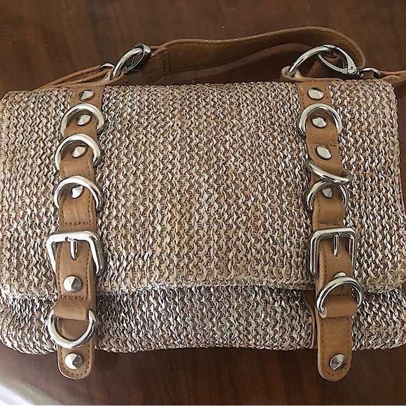 Olivia + Joy Handbags - OLIVIA + JOY rattan look crossbody, removable strap